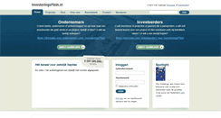 Desktop Screenshot of investeringsplein.nl